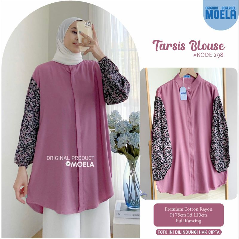 Tarsis Blouse #298 Rayon Premium by Moela