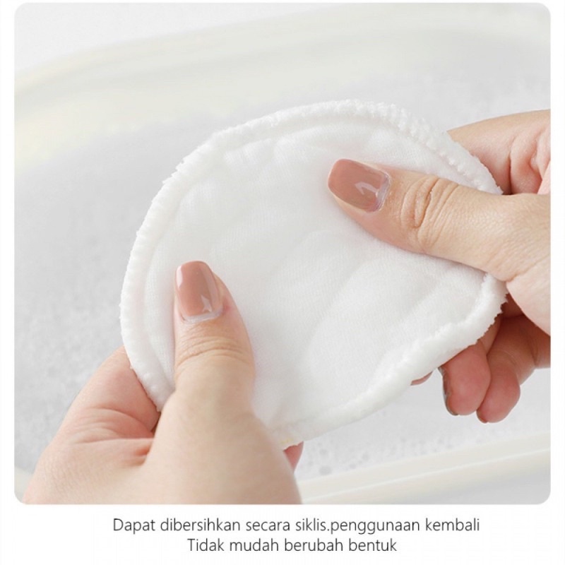 DK WASHABLE BREASTPAD / Bantalan Penyerap Asi Kain Bisa Dicuci / Breast Pad / Breast Pads