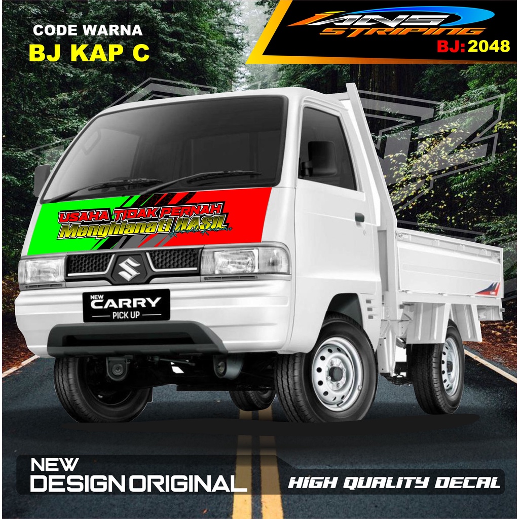 DECAL STIKER KAP DEPAN CARRY L300 PICK UP / STIKER KABIN CARRY L300 / STIKER KAP CUP DEPAN L300 PICK UP / STIKER MOBIL