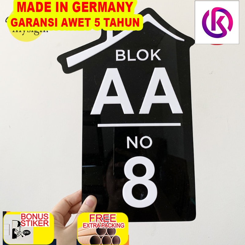

Terlaris Nomor Rumah Akrilik Timbul | Nomor Rumah 30x20 | Plat Nomor Rumah