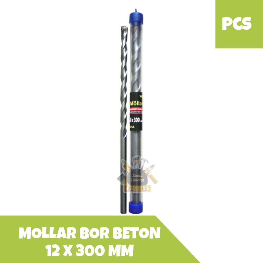 MOLLAR Mata Bor Beton Panjang 30cm 12x300mm