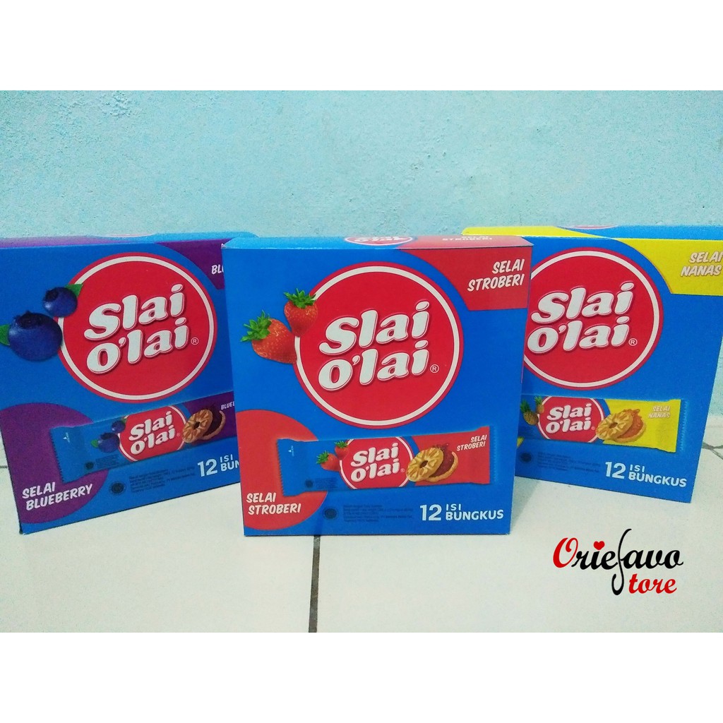 

Biskuit Slai Olai (1 Box Isi 10 Pcs @ 32 gr)