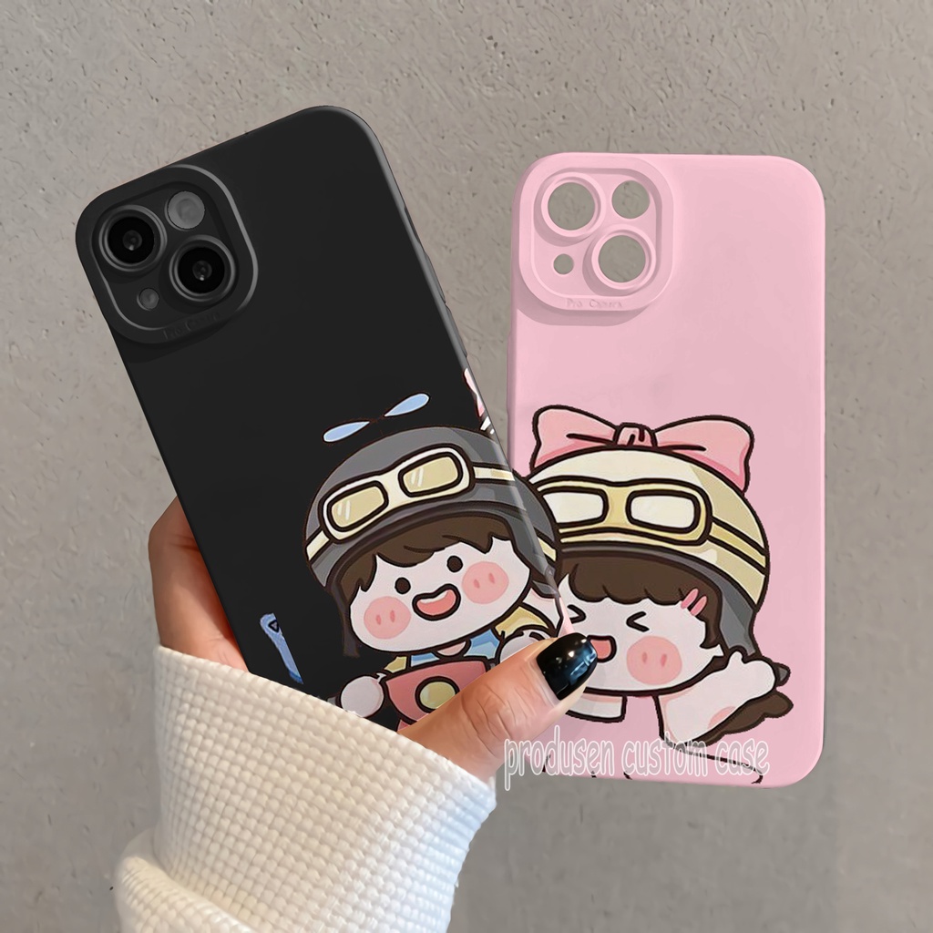 case custom couple terbaru softcase procamera for oppo a12 oppo a3s oppo a53 oppo a54 (AS30)