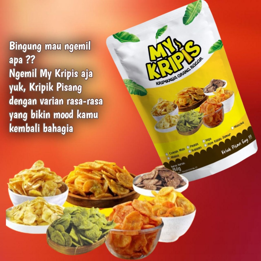 

Kripik Pisang Enak Murah My Kripis