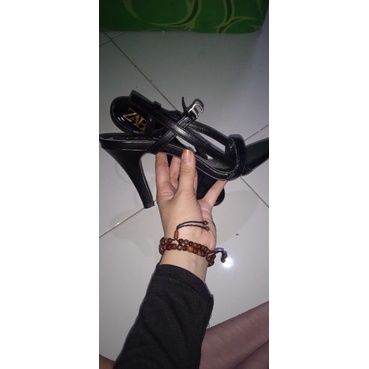 rs03 HEELS WANITA TALI SILANG 9cm