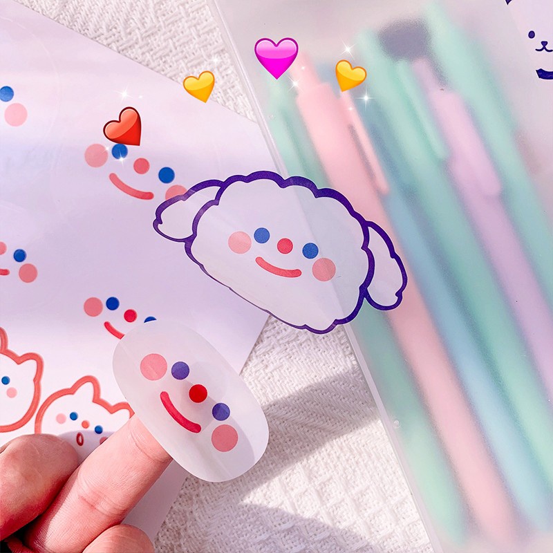 FYGALERYSURABAYA HL0126 Stiker Jurnal Set Motif  Sticker Diary Planner Book Aesthetic