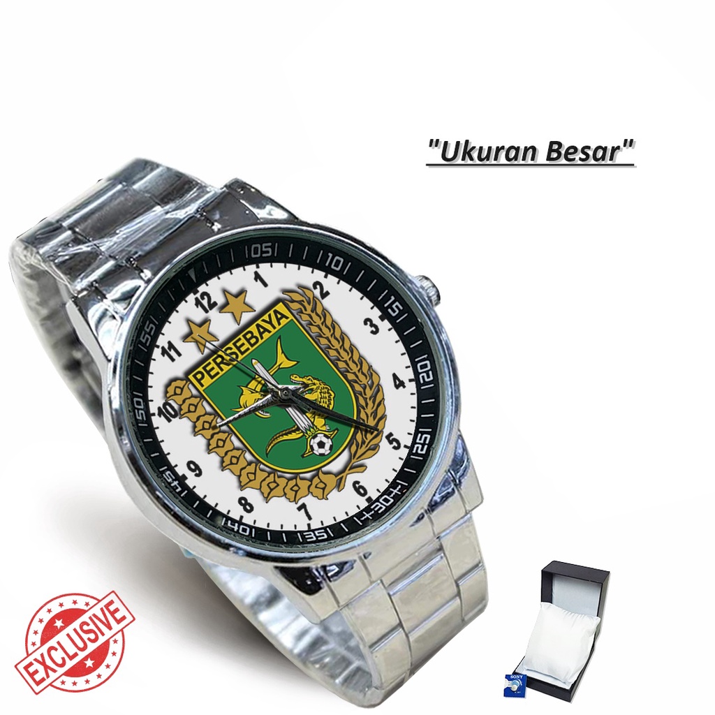 Jam Tangan Rantai Couple PERSEBAYA SURABAYA 03 (Awesome)