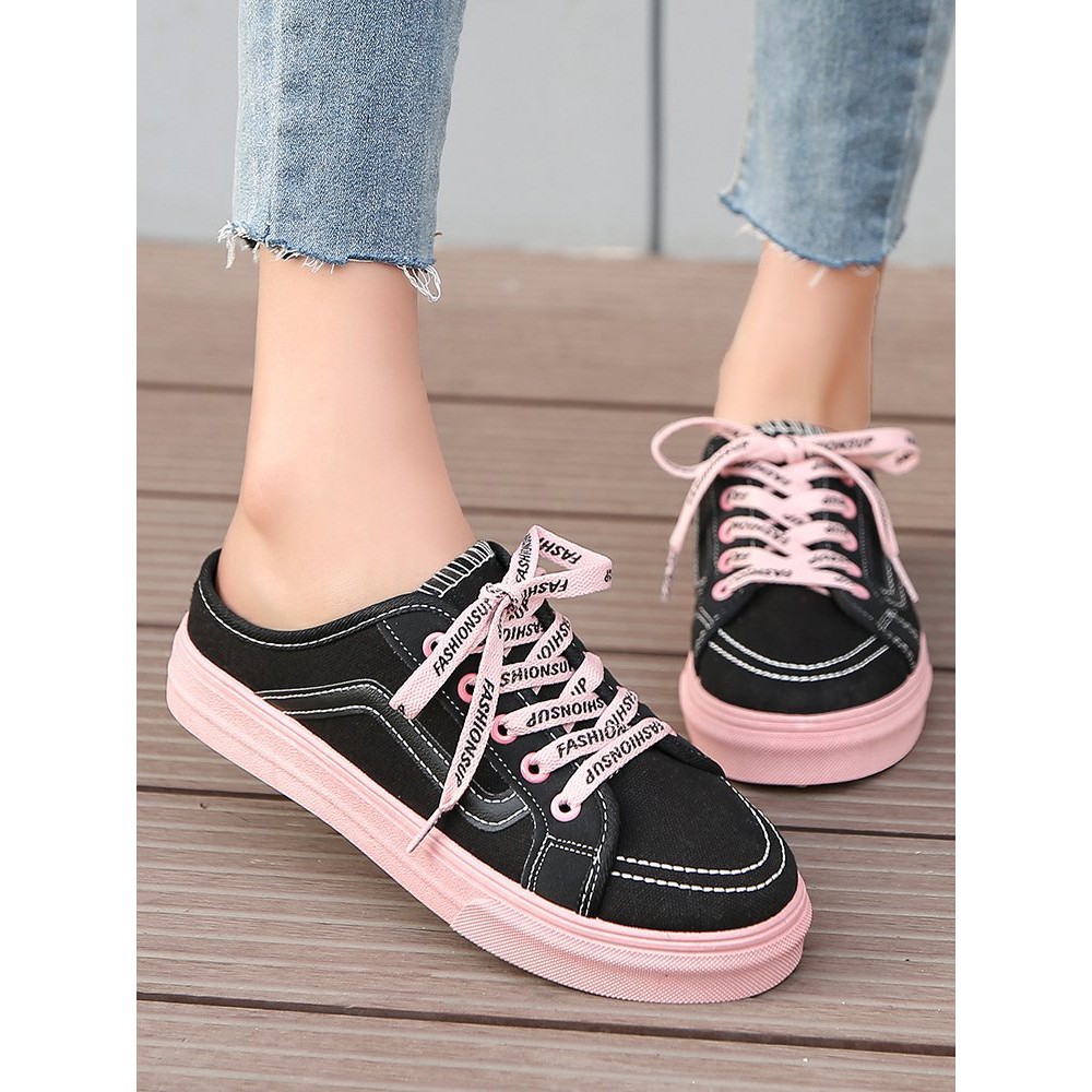 [ Import Design ] Sepatu Slop Wanita Import SlipOn ID3051