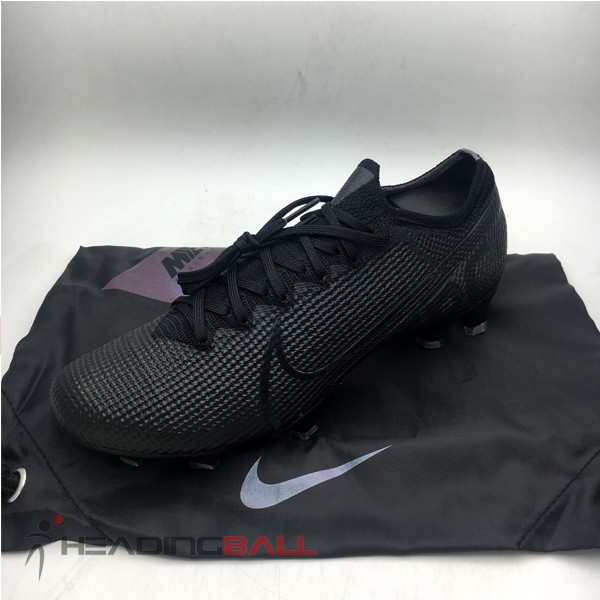 Sepatu Bola Nike Original Vapor 13 Elite FG Black Matte MTLC AQ4176-001