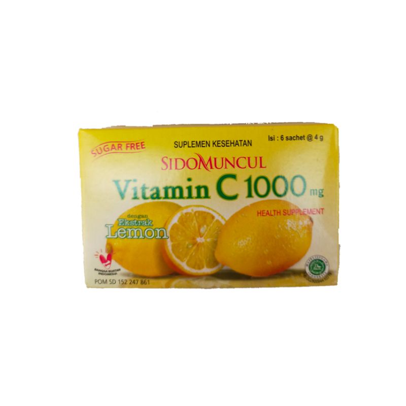 

Warunge.Nyong Sidomuncul Vit C 1000 Isi 6 Sachet @4 gram