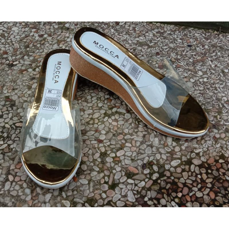 ABBUSHOES Af 46 wedges sandal wanita kokop mika