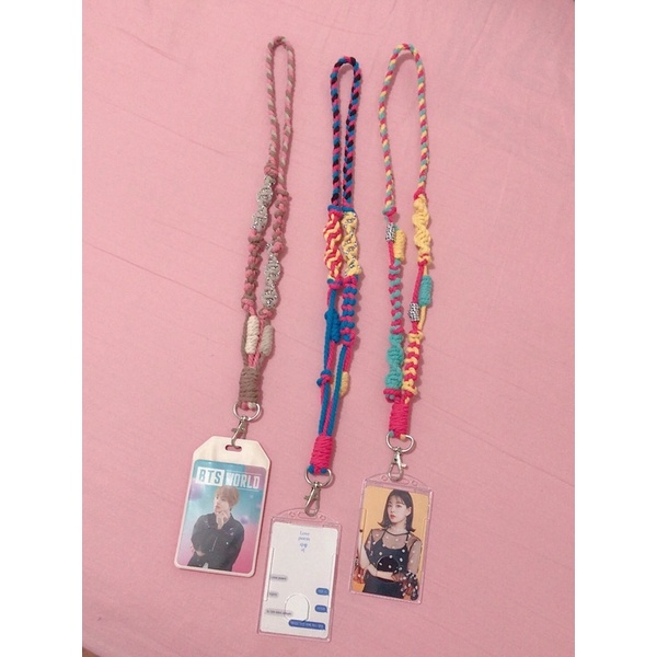 lanyard Macrame / Tali id card / Kalung id