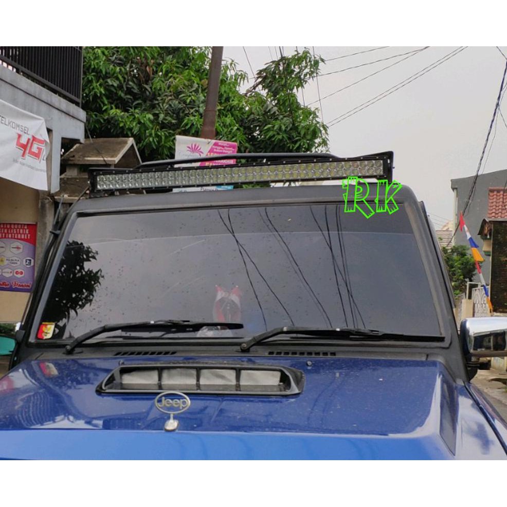 TERLARIS  LAMPU TEMBAK LED BAR WORKLIGHT - LAMPU SOROT LIGHT BAR CREE 2 ROW 240 WATT - 240W LED