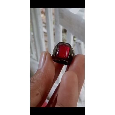 natural red Baron kotak kristal ajib