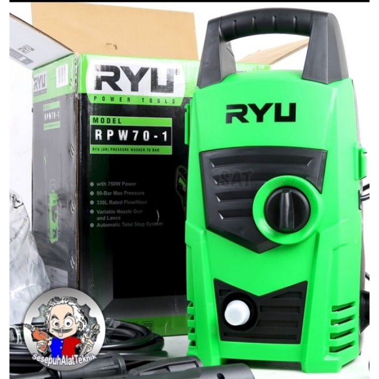 mesin cuci mobil motor/ pressure washer /jet cleaner rpw 70-1 ryu