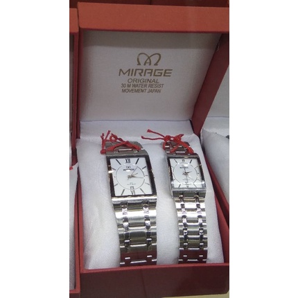 jam tangan Mirage ori couple