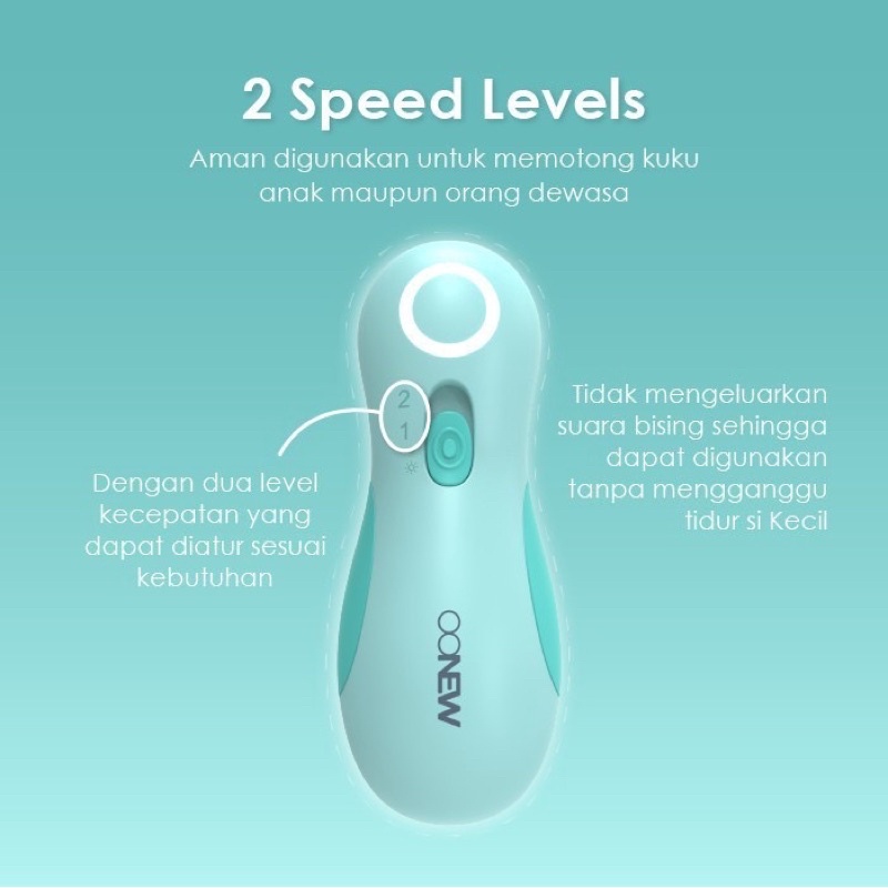 Oonew 2in1 Baby Nail Trimmer Set - Kikiran Kuku