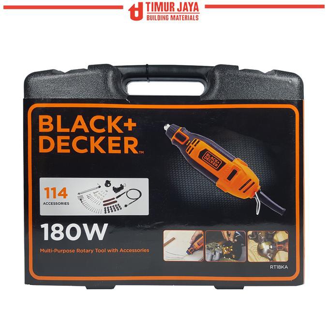 BLACK DECKER Mini Die Grinder 114 Gerinda Bor Mini Multifungsi Rotary