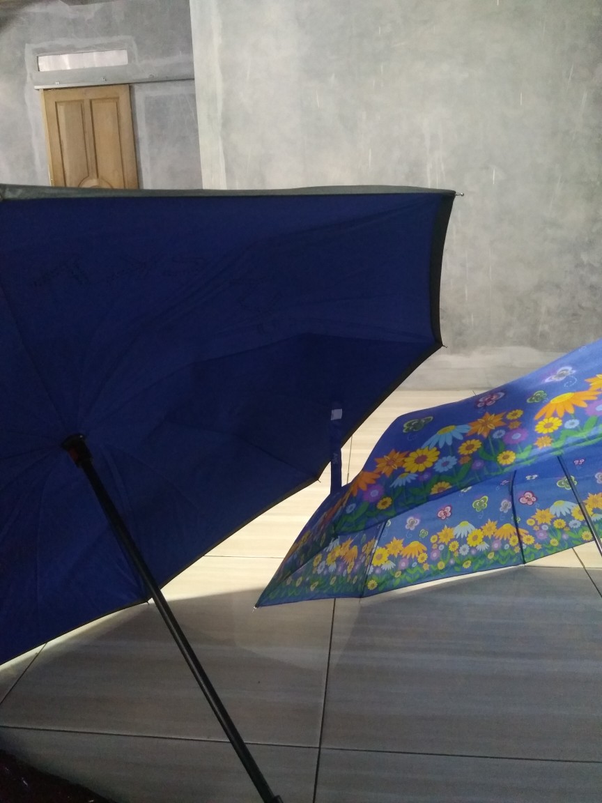 Payung Terbalik 2nd Gen Valentine Asia Reverse Kazbrella Gagang C Dengan Sarung