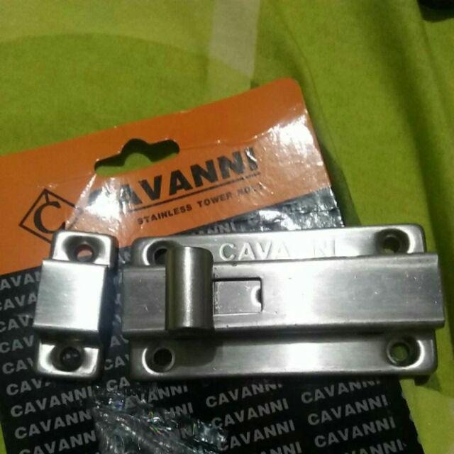 Grendel Slot Pintu Kamar Mandi 3 Inch 8 Cm Stainless Tebal