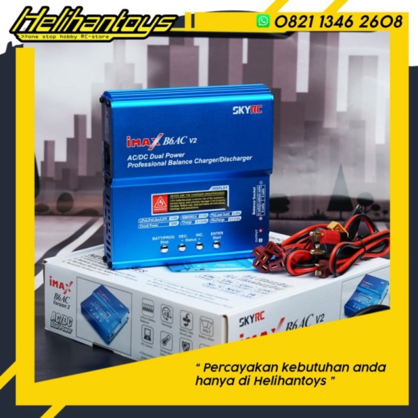 

MURAH SKYRC IMAX B6AC V2 ChargerDischarger 1-6 Cells GENUINE ACDC INPUT hantoys shopee