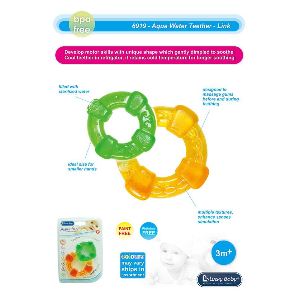 AQUA WATER TEETHER (LB 6919) GIGITAN ANAK