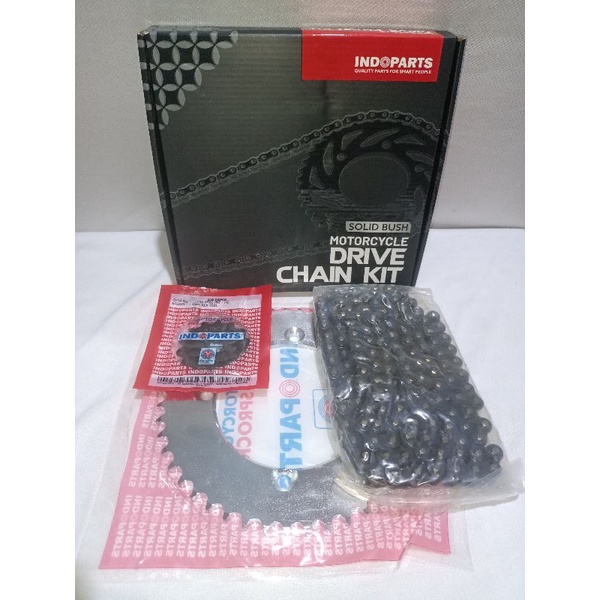 gir set gear set chain kit indopart Kawasaki KLX 150 THN 2014