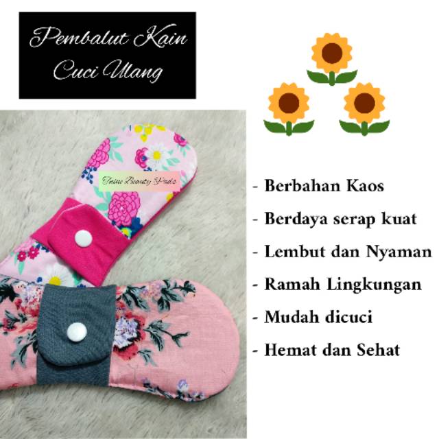 PEMBALUT KAIN SUPER NYAMAN TNINE BEAUTY PADS (Day)