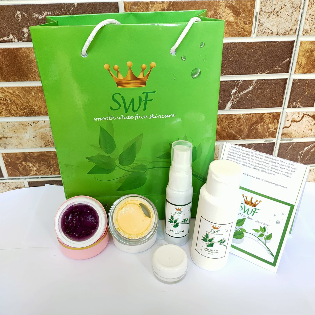 SPL/SWF PAKET LENGKAP GLOWING SABUN CAIR/SWF SKINCARE NEW PACK