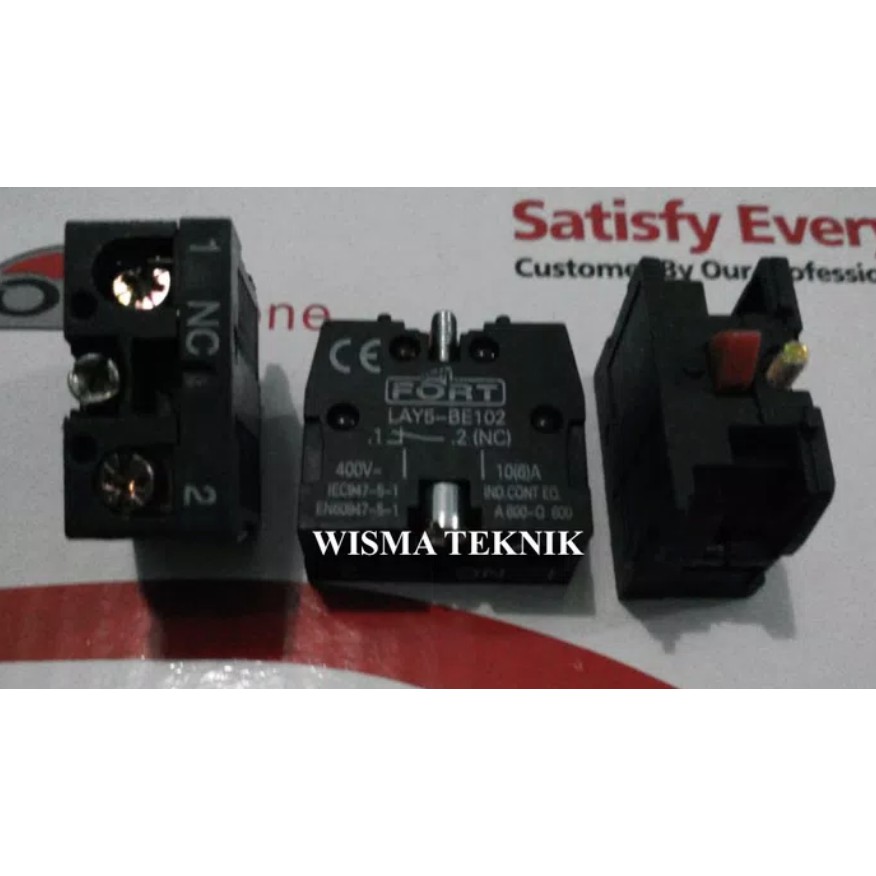 KONTAK BLOK/ CONTACT BLOCK NC FORT LAY5-BE102
