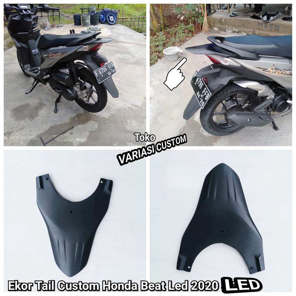 Variasi all new honda Beat 2020 Cbs Iss Ekor Buntut trail tail