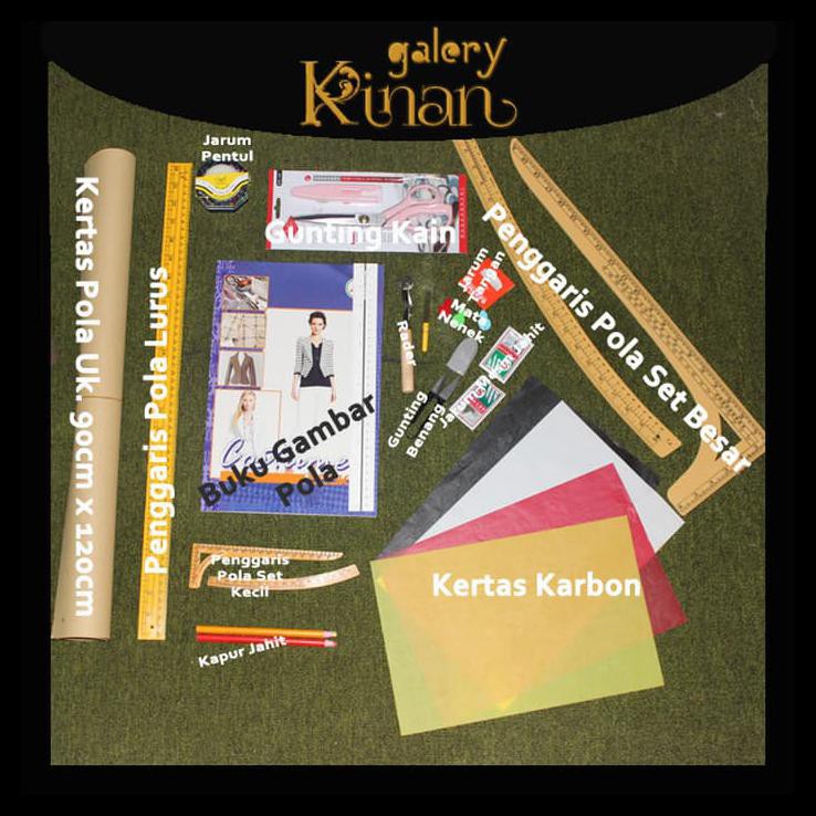 Perlengkapan Jahit - Alat Jahit - Paket Komplit Peralatan Untuk Kursus