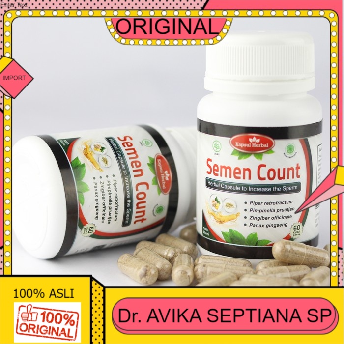 100% ASLI Obat Penyubur Pria mandul Pengental Sperma Encer Mengobati SEMEN COUNT
