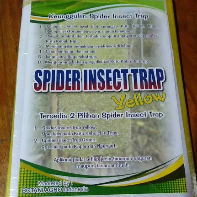 perekat hama kebul spider insect trap yellow