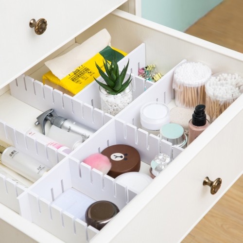 Partisi Sekat Laci Pembatas Pemisah Drawer Desktop Organizer