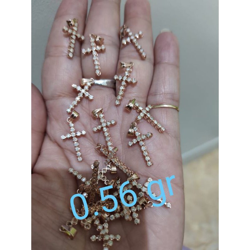 liontin salib imut berlian medan