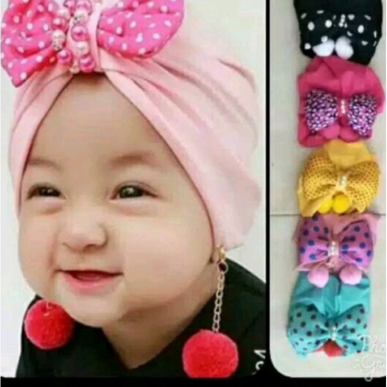 turban anak / turban bayi/ turban Jersey/ turban/ turban pita