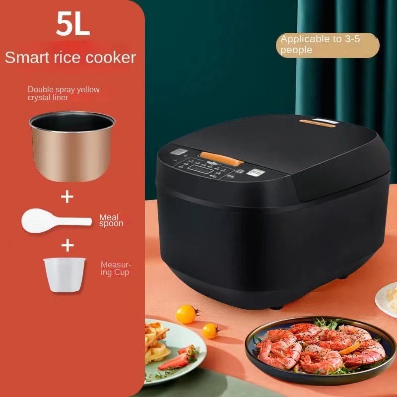 Smart Multifungsi Rice Cooker Penanak Nasi Digital Lapisan emas 2L
