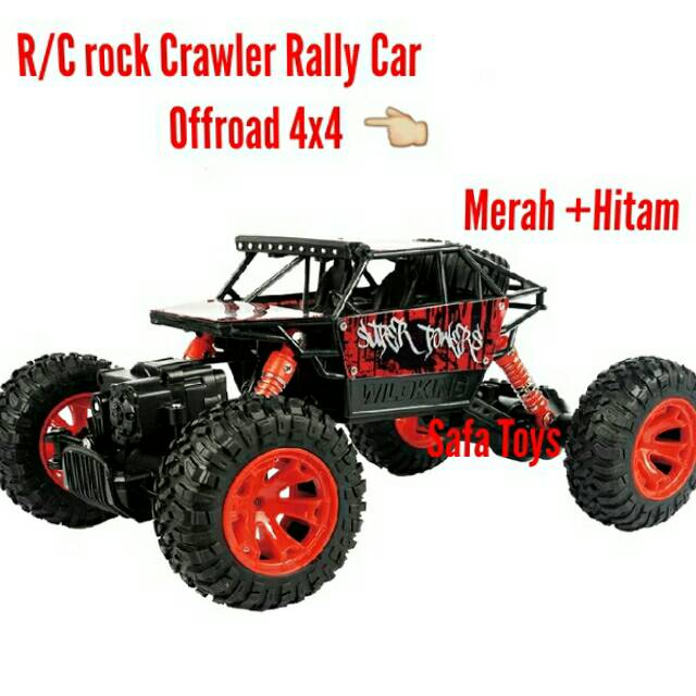 R/C ROCK CRAWLER 4WD OFFROAD RALLY CAR 1:18