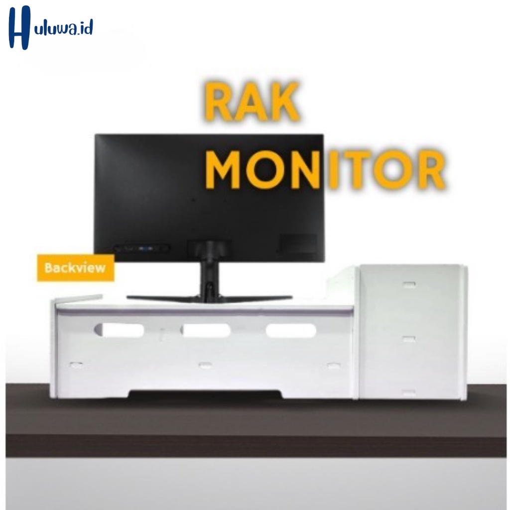 Rak Komputer Monitor /Rak Serbaguna / Rak Komputer Minimalis / Meja Komputer / Meja laptop/Minimalis