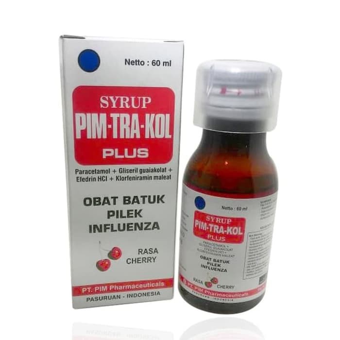 

PIM-TRA-KOL Syrup 60ml (Rasa Cherry).