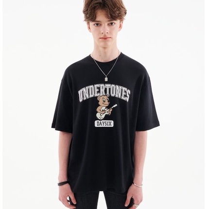 [PO] DAY6: UNDERTONES MERCH - GUITAR BEAR HALF SLEEVE T-SHIRT [BLACK]