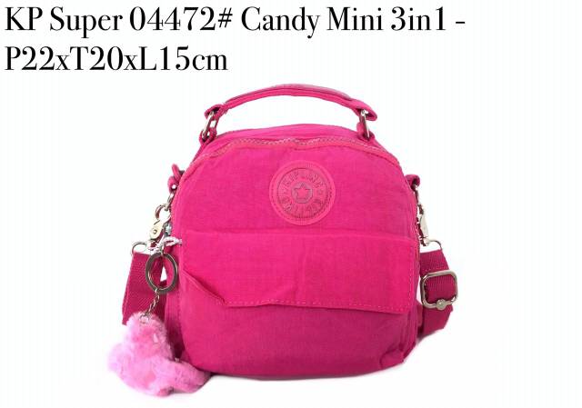 Ransel mini kp super 04472 mini 3in1/tas slempang bisa ransel