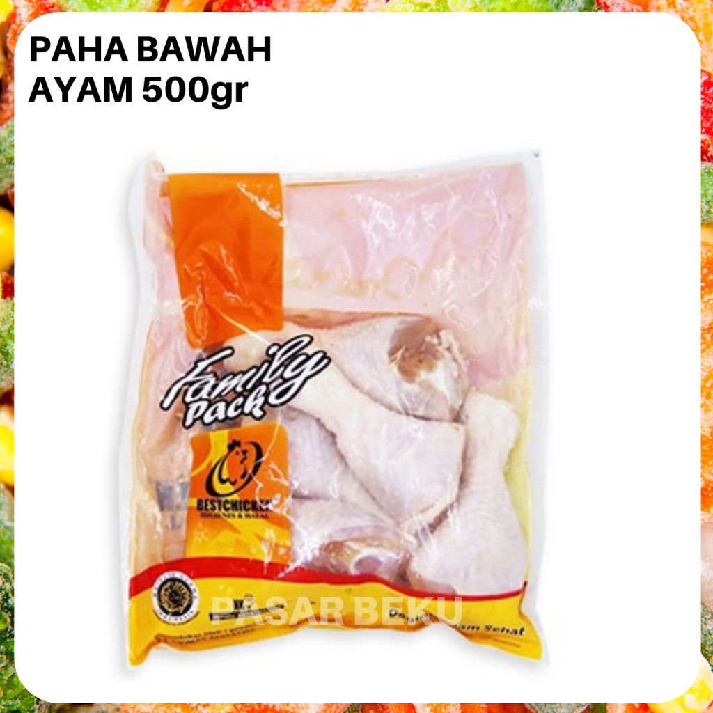 

Paha Bawah Ayam 500gr Beast Meat Fresh Chicken Drums Pasar Beku Padang