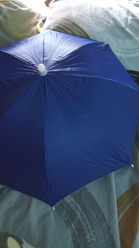 Payung Topi Untuk Anak Anak Atau Dewasa / Payung Kepala Hujan Melindungi Simp