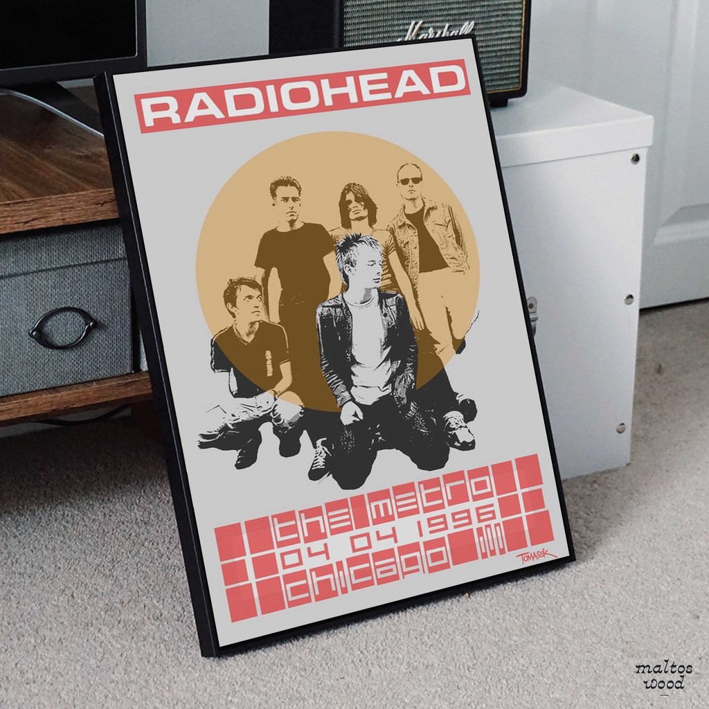 Poster Radiohead (The Metro) + Frame