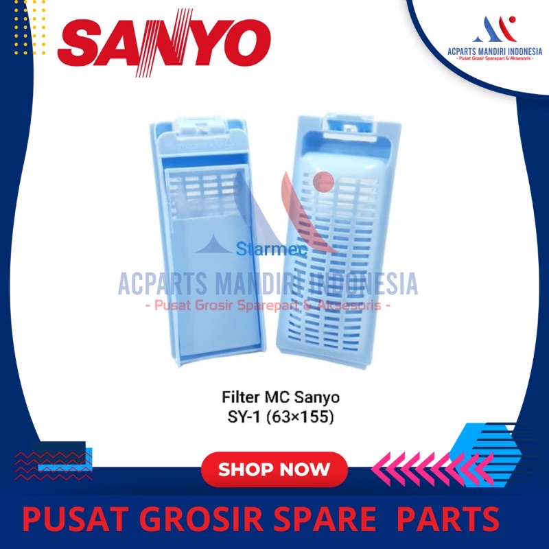 saringan kotoran mesin cuci satu tabung sanyo aqua