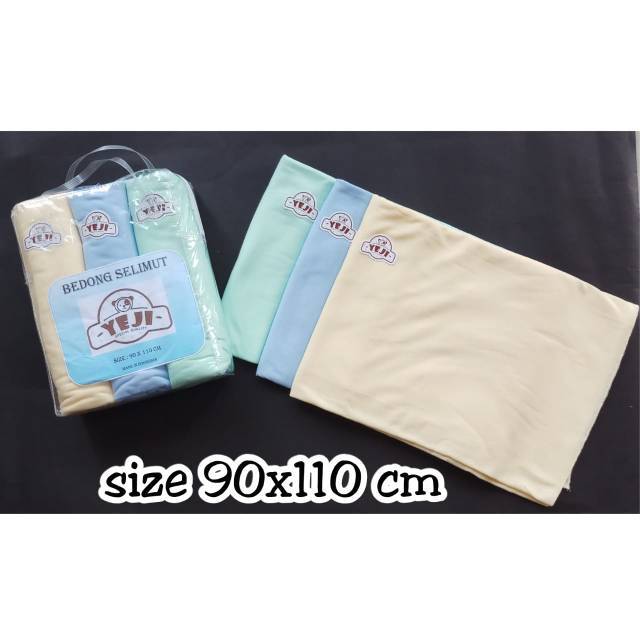 Bedong Bayi Polos Multifungsi  isi 6 pcs packing TAS