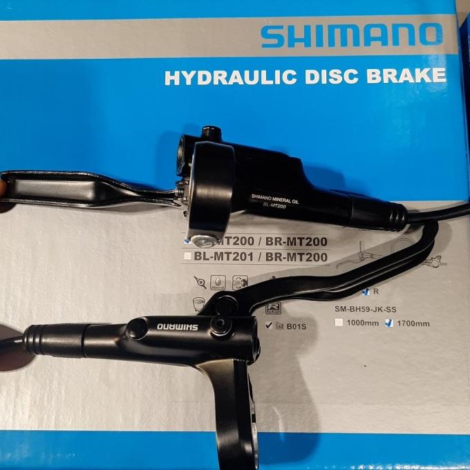 Brake Lever Tuas Rem Hidrolik Shimano Brakeset MT200 BL-MT200 BL-MT201 [BAYAR DITEMPAT 1245] |
