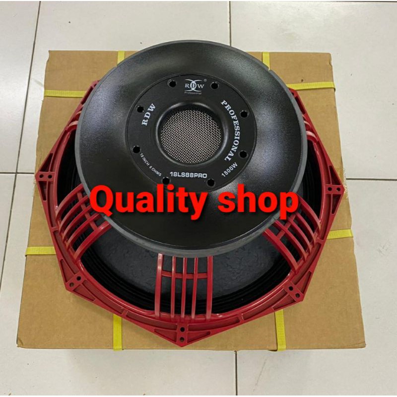 SPEAKER SUBWOOFER 18 INCH RDW 18LS88PRO SPUL 5 INCH ORIGINAL